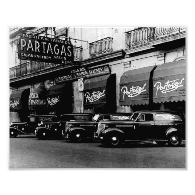 Havana Partagas Retro 1957 Fotodruck (Vorne)