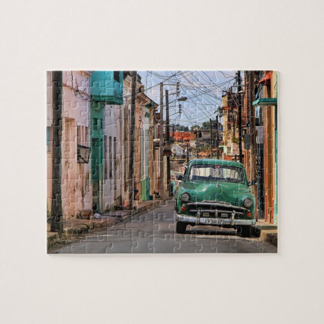 Havana Street Oldtimer Car Kuba Reisefotografie (Horizontal)