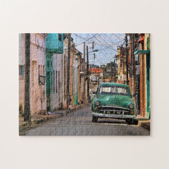 Havana Street Oldtimer Car Kuba Reisefotografie (Horizontal)