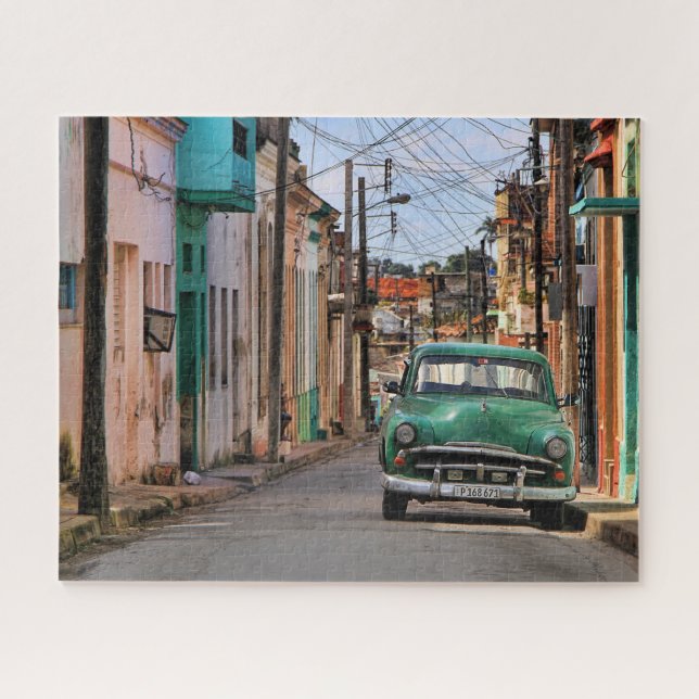 Havana Street Oldtimer Car Kuba Reisefotografie (Horizontal)
