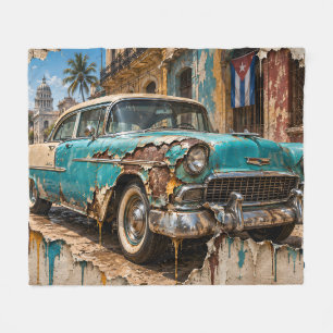 Havana Träume, rostiges Chrom Fleecedecke