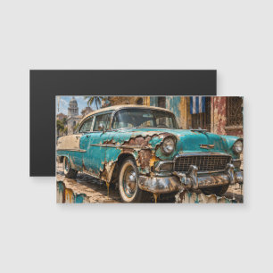 Havana Träume, rostiges Chrom Magnetkarte