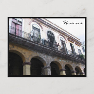 Havana-Zuhause-Fassade Postkarte