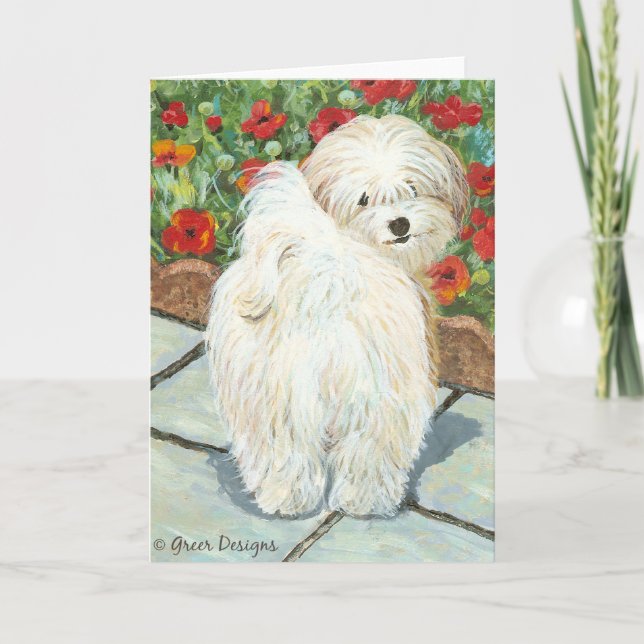Havanais n Poppies Art Imprimer Cadeaux et Cartes (Devant)