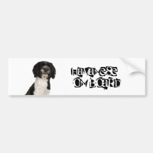 Havanese an Bord Autoaufkleber