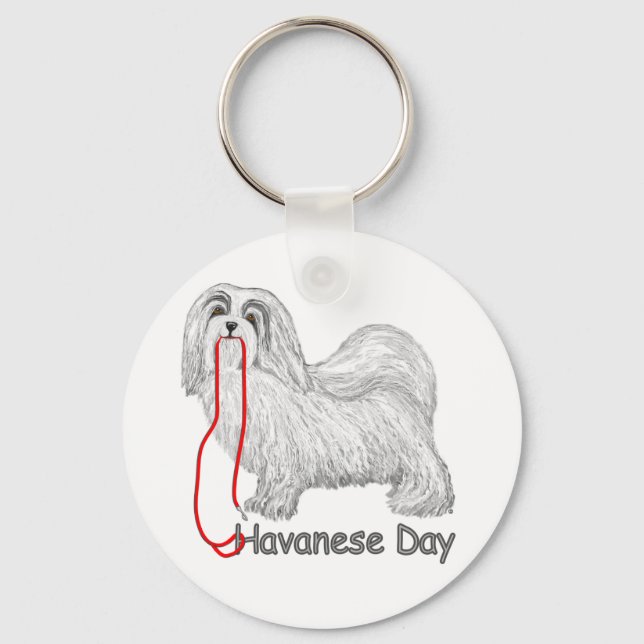 Havanese Day Schlüsselanhänger (Vorderseite)