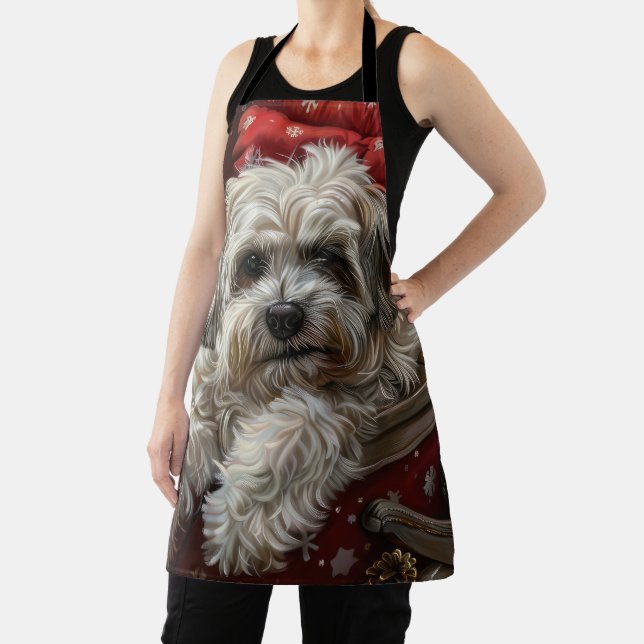 Havanese Dog Christmas Festival Schürze (InSitu)