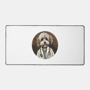 Havanese Dog Doctor Schreibtischunterlage