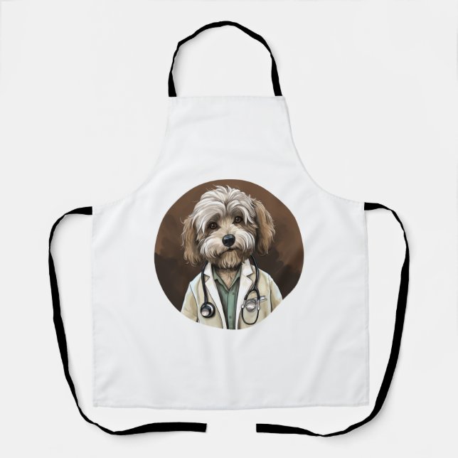 Havanese Dog Doctor Schürze (Vorderseite)