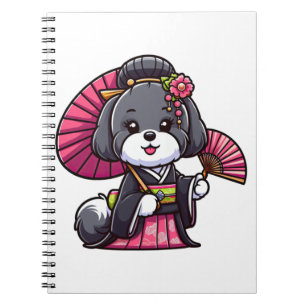 Havanese Dog Kimono Notizblock