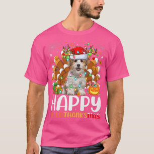 Havanese Dog Lover Halloween Weihnachtsfest Happy  T-Shirt