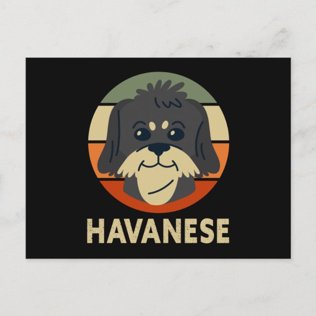 Havanese | Dog Owner Havaneses Postkarte (Vorderseite)
