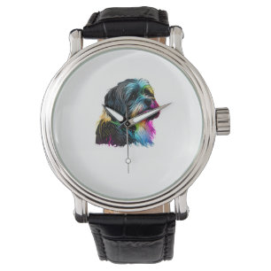 Havanese Dog Pop Art Design Havanese Armbanduhr
