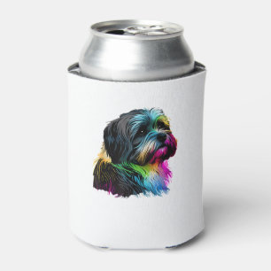 Havanese Dog Pop Art Design Havanese Dosenkühler