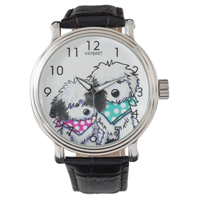 Havanese Duo Armbanduhr (Vorderseite)