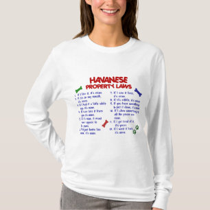 HAVANESE Eigentums-Gesetze 2 T-Shirt