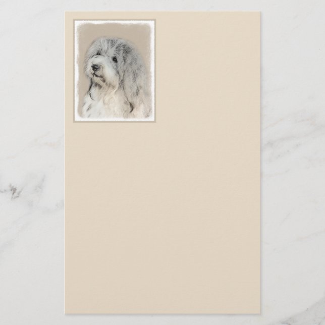 Havanese (Gold Sable) Malerei - Original Hunde Kun (Vorderseite)