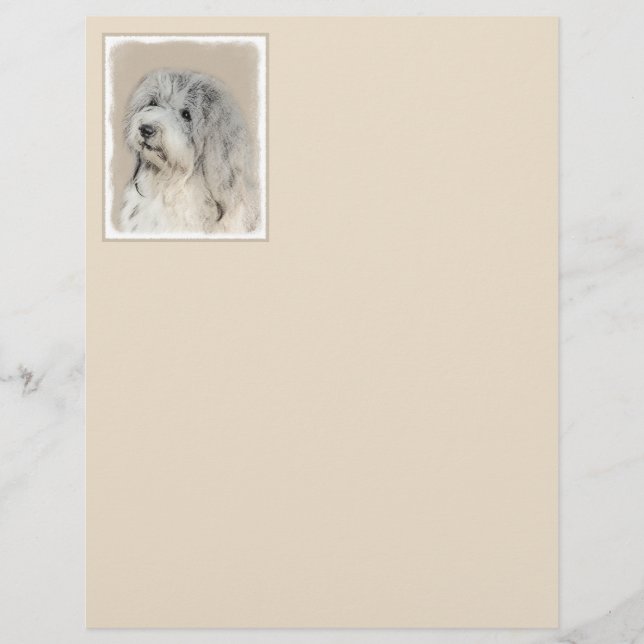 Havanese (Gold Sable) Malerei - Original Hunde Kun (Vorderseite)