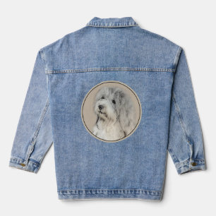 Havanese (Gold Sable) Malerei - Original Hunde Kun Jeansjacke