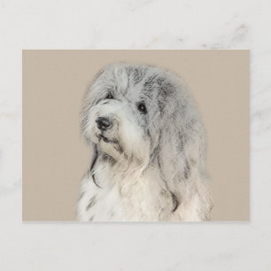 Havanese (Gold Sable) Malerei - Original Hunde Kun Postkarte