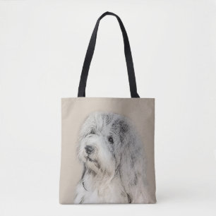 Havanese (Gold Sable) Malerei - Original Hunde Kun Tasche