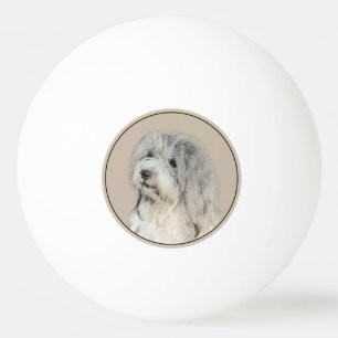 Havanese (Gold Sable) Malerei - Original Hunde Kun Tischtennisball