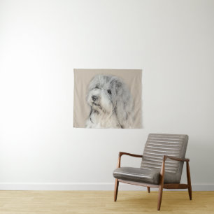Havanese (Gold Sable) Malerei - Original Hunde Kun Wandteppich