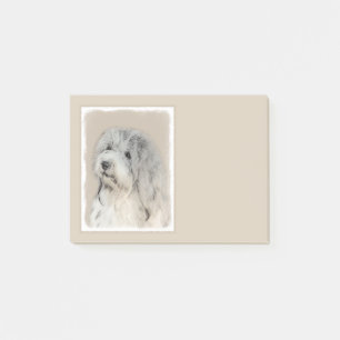 Havanese (Gold Sable) Malerei - Original Hundekuns Post-it Klebezettel