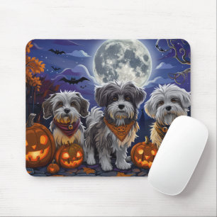Havanese Halloween Spooky Mousepad