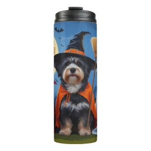Havanese Hogs Pumpkin Halloween Funny Thermosbecher