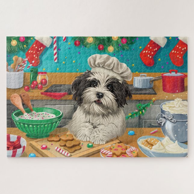 Havanese Holiday Baking: Festliche Weihnachten (Horizontal)