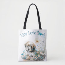 Havanese Hund Mama Floral
