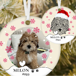 Havanese Hund Personalisiert Hand Zeichnend Keramik Ornament