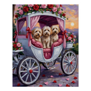 Havanese Hund Valentinstag Poster
