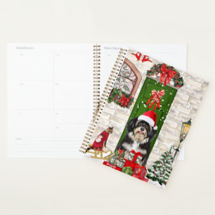 Havanese-Hund-Weihnachten   Planer