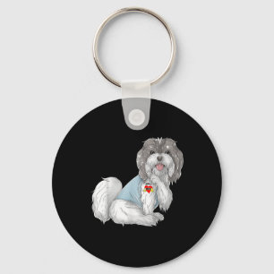 Havanese I Liebe Mama Tattoo Dog Funny Mothers Day Schlüsselanhänger
