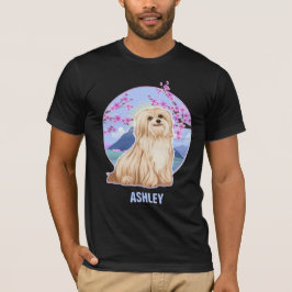 Havanese Kawaii Niedliches Geschenk Hund Haustier T-Shirt
