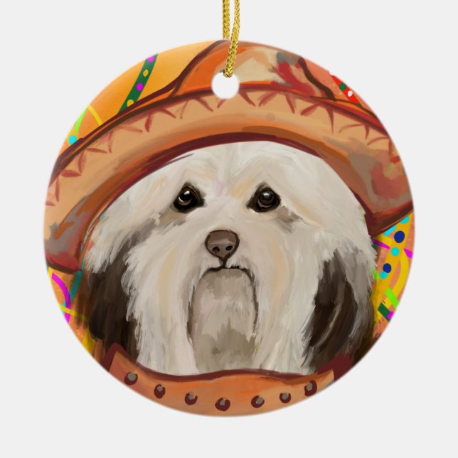HAVANESE KERAMIK ORNAMENT (Vorne)