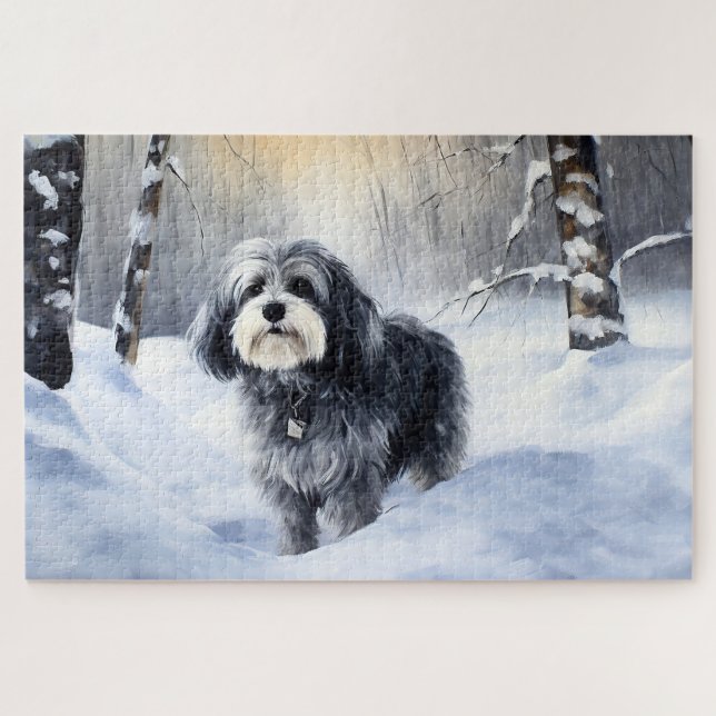 Havanese Let It Snow Weihnachten (Horizontal)