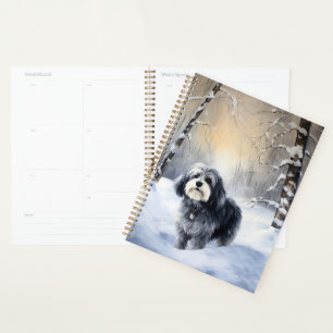 Havanese Let It Snow Weihnachten Planer