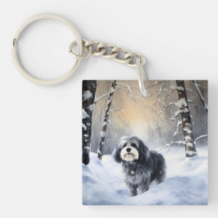 Havanese Let It Snow Weihnachten Schlüsselanhänger