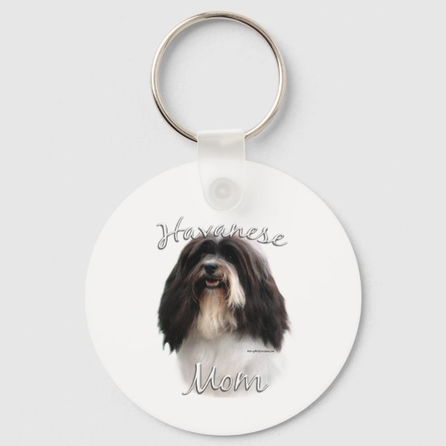 Havanese Mama 2 Schlüsselanhänger (Vorderseite)