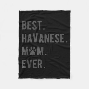 Havanese Mama überhaupt - Lustiges Havanese-Hundef Fleecedecke