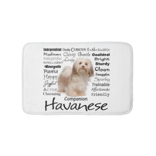 Havanese Merkmal-Bad-Matte Badematte