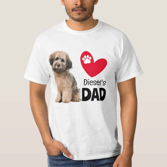 Havanese Personalisiert Vater T - Shirt (Vorderseite)