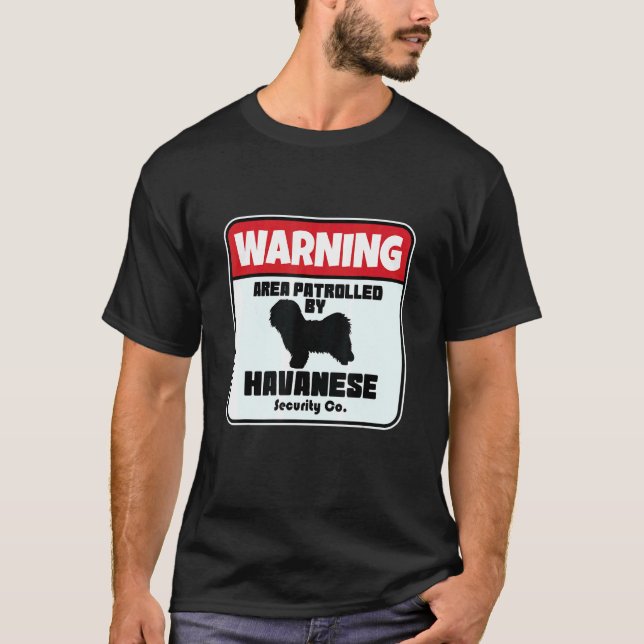 Havanese Security Havanese Downer Pup T-Shirt (Vorderseite)