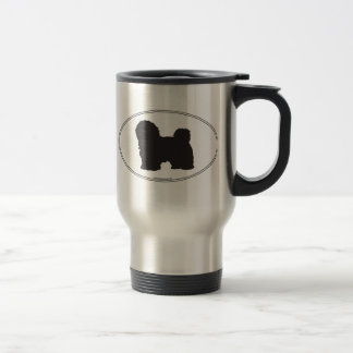 Havanese Silhouette Reisebecher