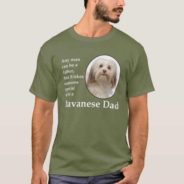 Havanese Vater T - Shirt (Vorderseite)