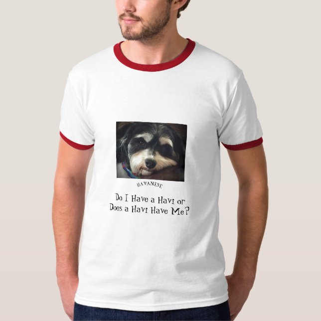 Havanese Wecker-T-Shirt T-Shirt (Vorderseite)