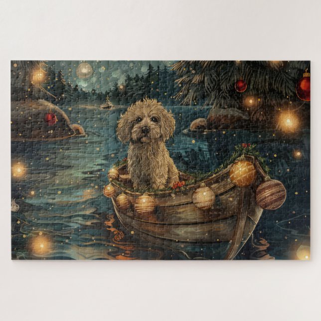 Havanese Weihnachtsfest Reise (Horizontal)